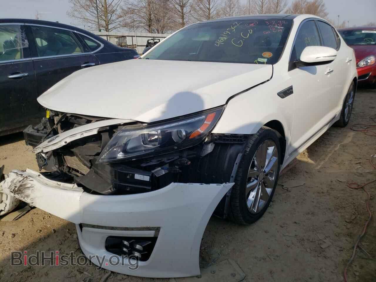 2015 KIA OPTIMA - VIN: 5XXGR4A69FG475099 - Фото 2