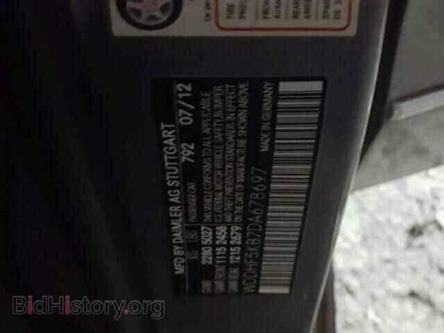 2013 MERCEDES-BENZ E - VIN: WDDHF5KB7DA678697 - Фото 10