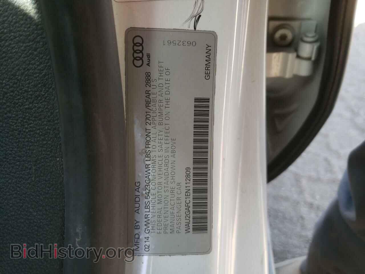 2014 AUDI A7 - VIN: WAU2GAFC1EN112809 - Фото 10