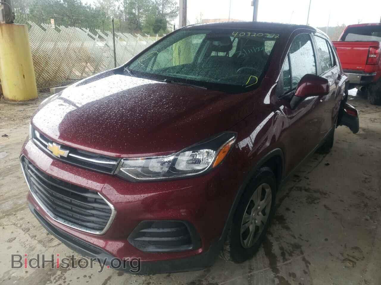 2017 CHEVROLET TRAX - VIN: 3GNCJKSB3HL168743 - Фото 2