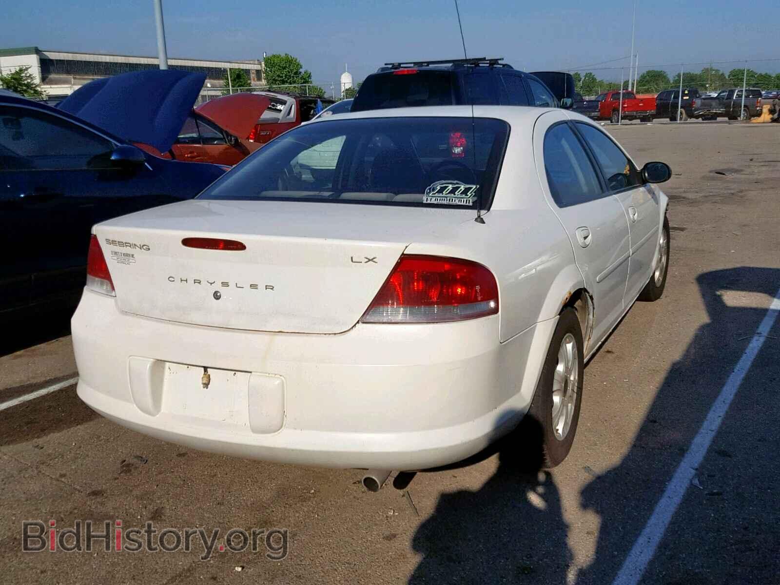 2002 CHRYSLER SEBRING - VIN: 1C3EL46R22N251607 - Фото 4