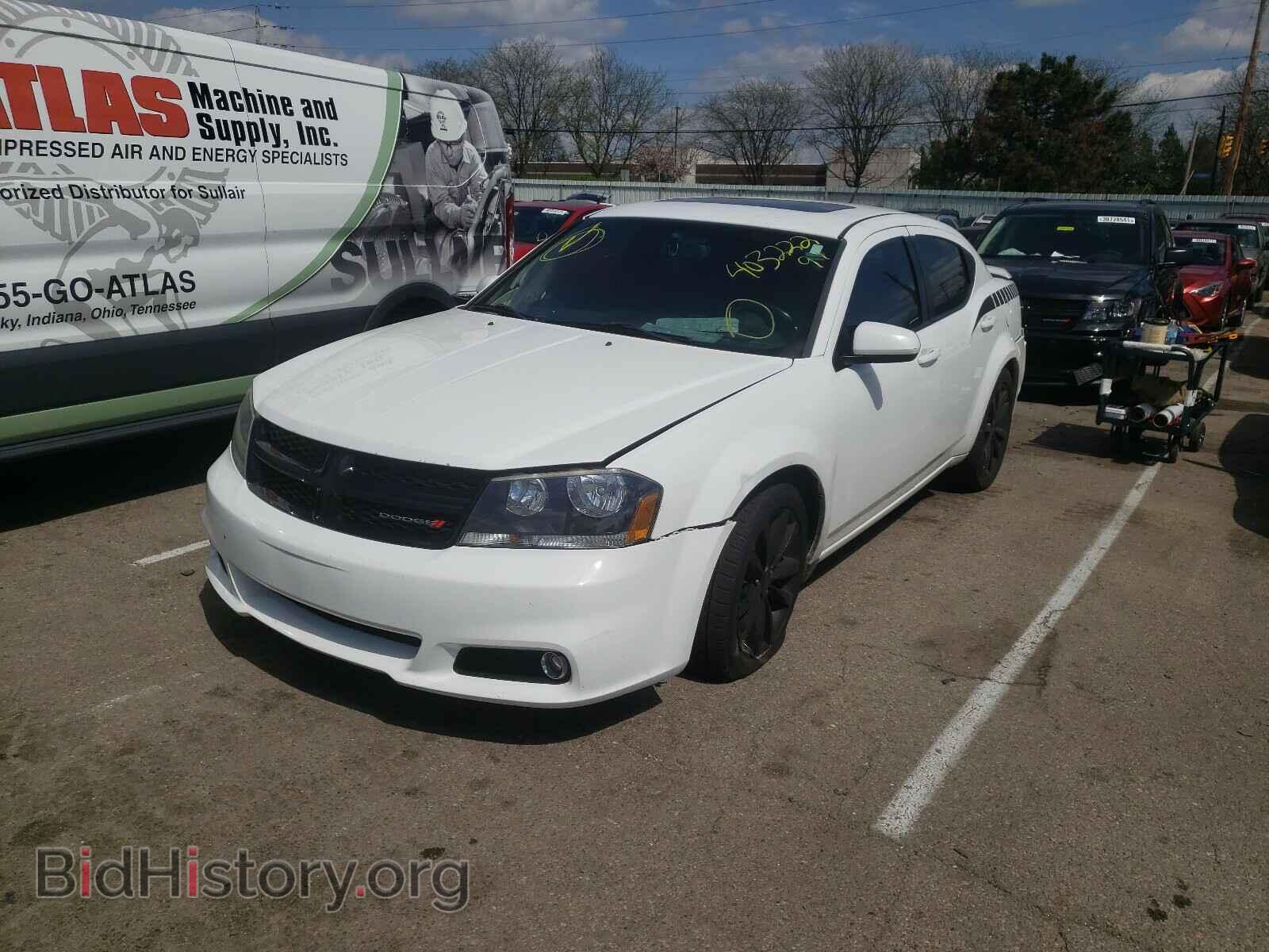 2013 DODGE AVENGER - VIN: 1C3CDZCB5DN690859 - Фото 2