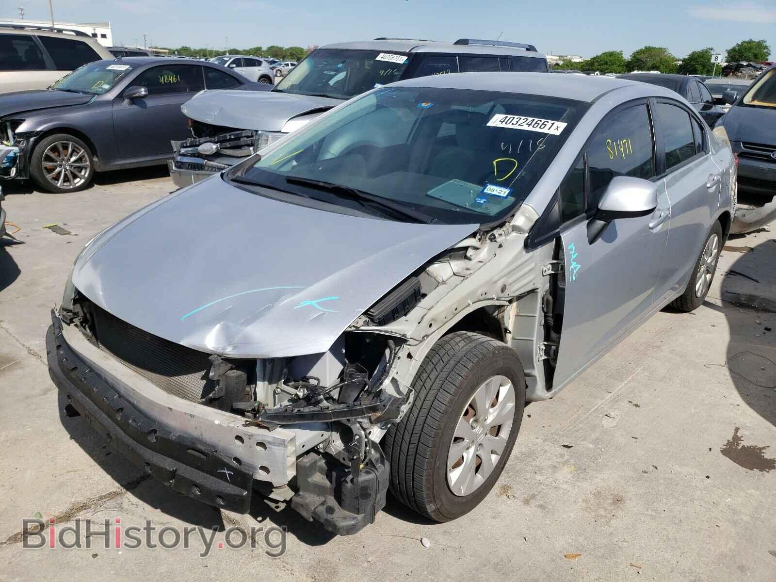 2012 HONDA CIVIC - VIN: 2HGFB2F55CH314327 - Фото 2