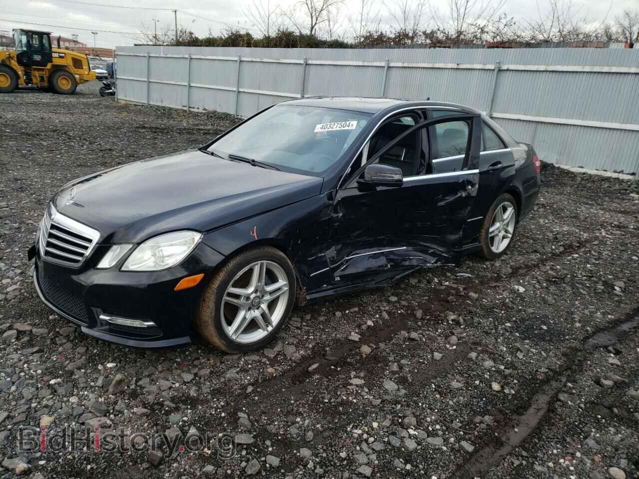 Photo WDDHF8JB0DA697837 - MERCEDES-BENZ E-CLASS 2013