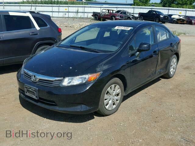 2012 HONDA CIVIC LX - VIN: 19XFB2F54CE033193 - Фото 2