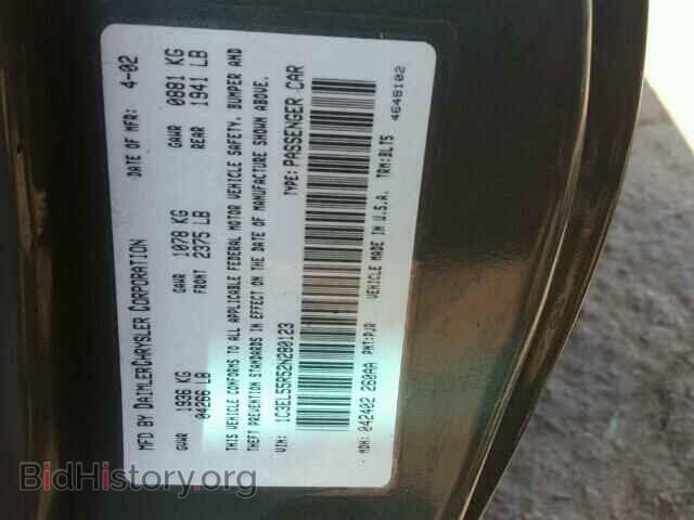 2002 CHRYSLER SEBRING - VIN: 1C3EL55R52N280123 - Photo 10