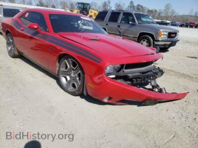 2012 Dodge CHALLENGER, red — VIN 2C3CDYBT5CH243444, Copart