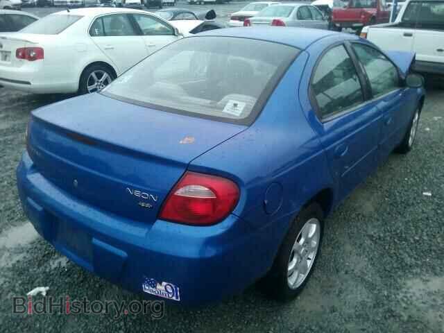 2005 DODGE NEON - VIN: 1B3ES56C65D174154 - Фото 4