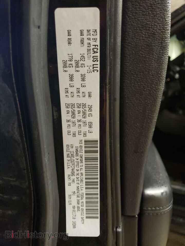 2015 DODGE DURANGO - VIN: 1C4RDJDG7FC744906 - Фото 14