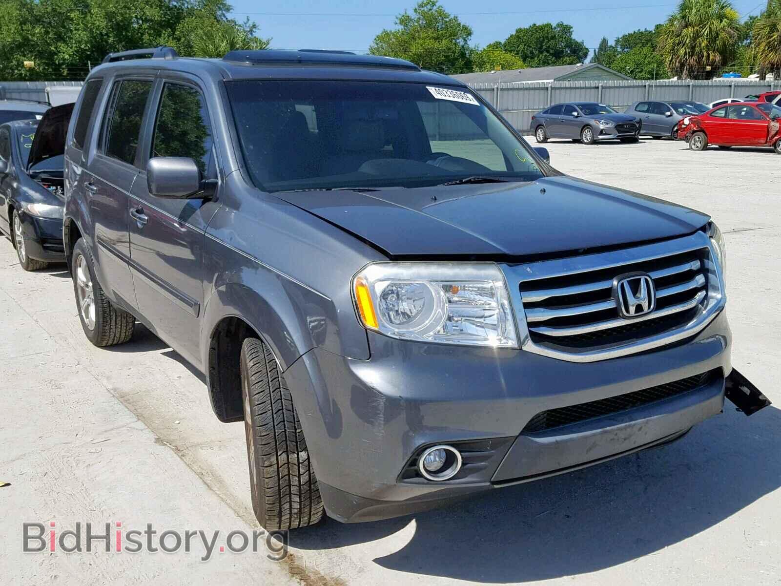 Photo 5FNYF3H61CB020355 - HONDA PILOT EXL 2012