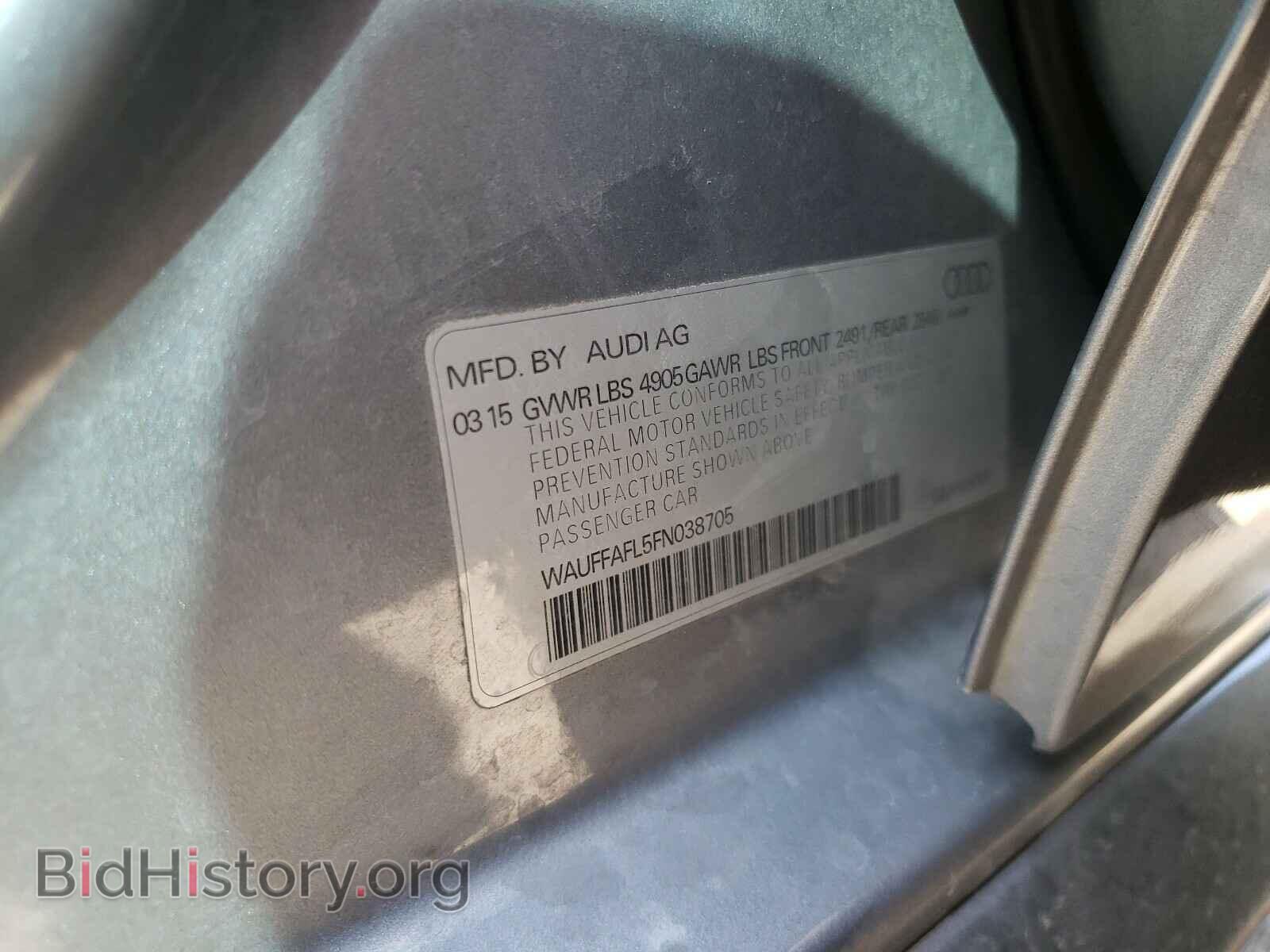 2015 AUDI A4 - VIN: WAUFFAFL5FN038705 - Фото 10