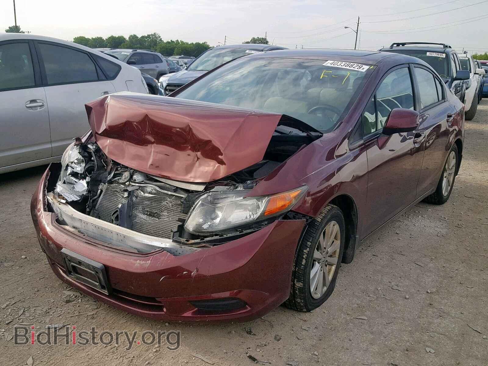 2012 HONDA CIVIC - VIN: 19XFB2F86CE001551 - Фото 2