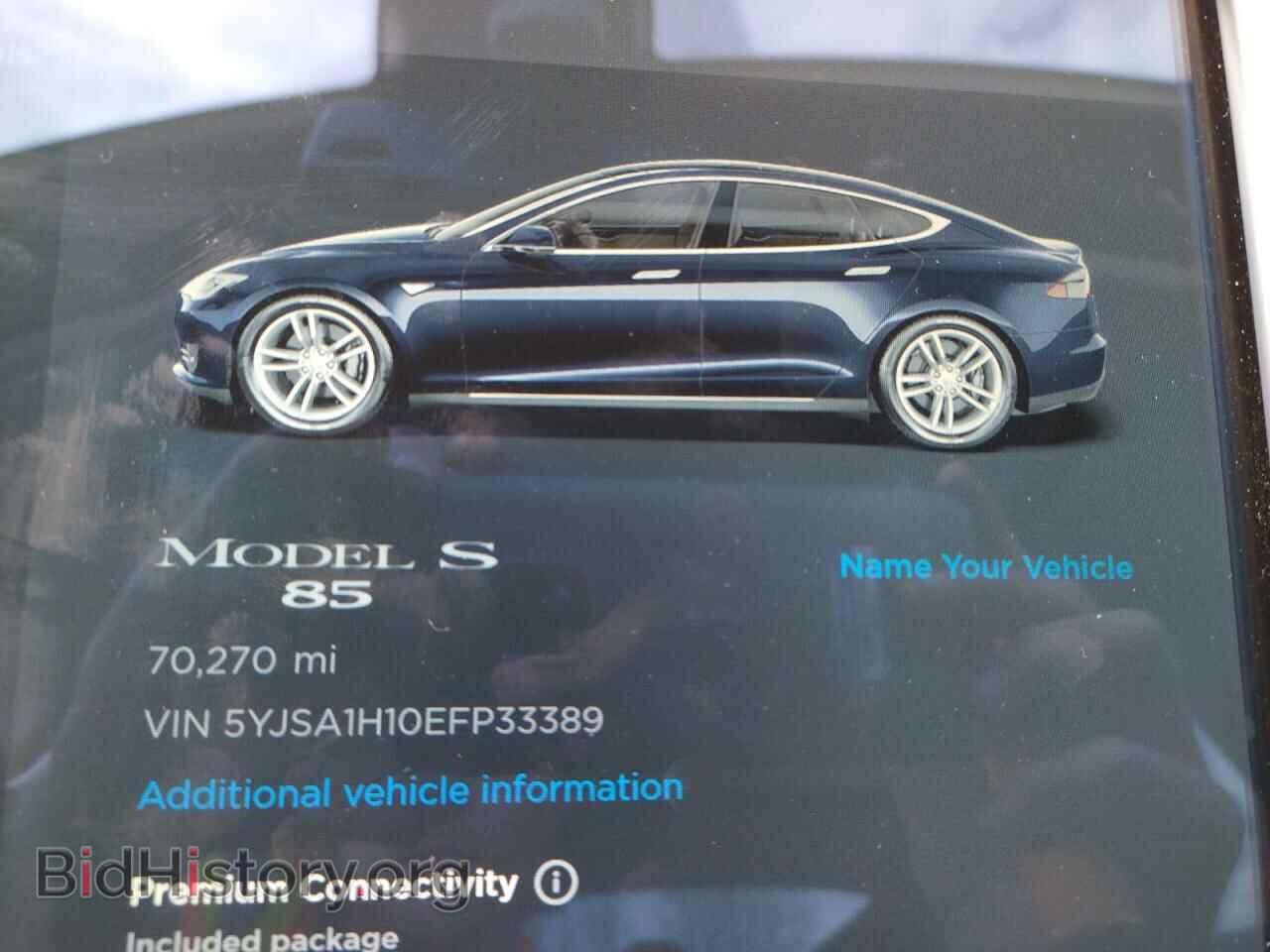 2014 TESLA MODEL S - VIN: 5YJSA1H10EFP33389 - Фото 8
