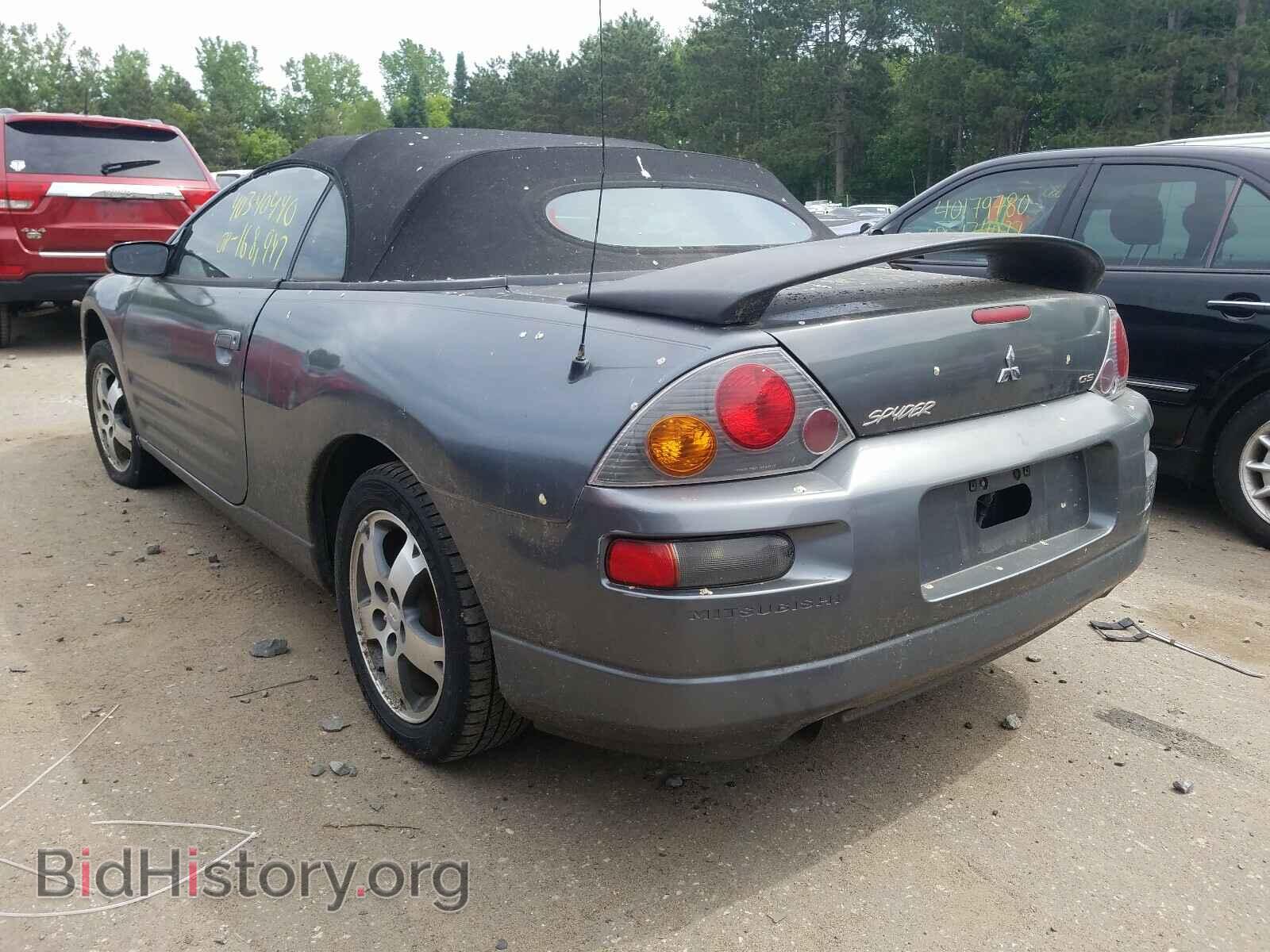 2003 MITSUBISHI ECLIPSE - VIN: 4A3AE45G63E124555 - Фото 3