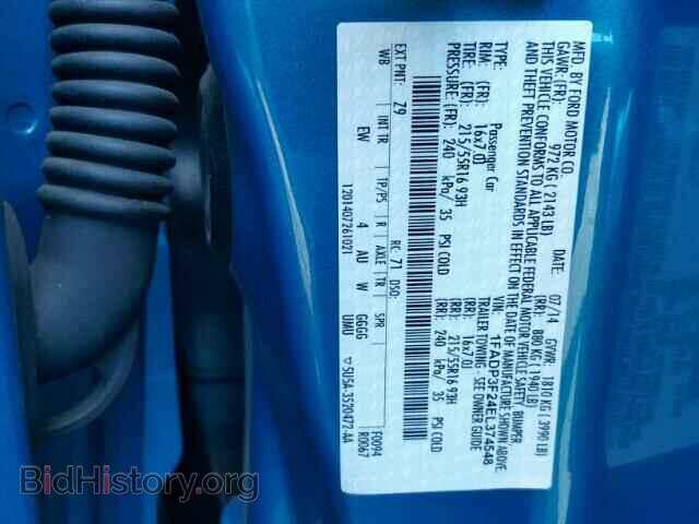 2014 FORD FOCUS - VIN: 1FADP3F24EL374548 - Photo 10