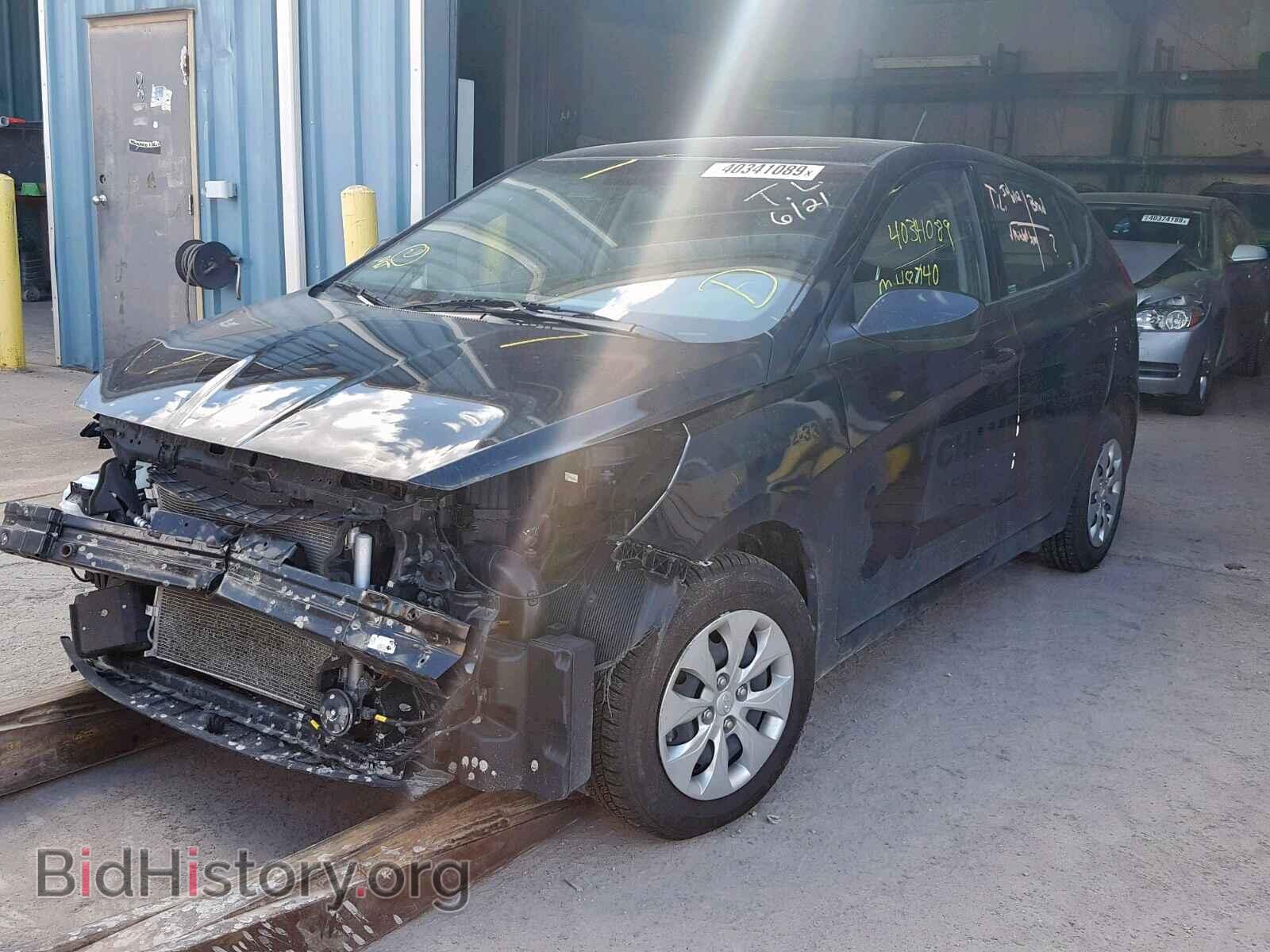 2017 HYUNDAI ACCENT - VIN: KMHCT5AE1HU355500 - Фото 2