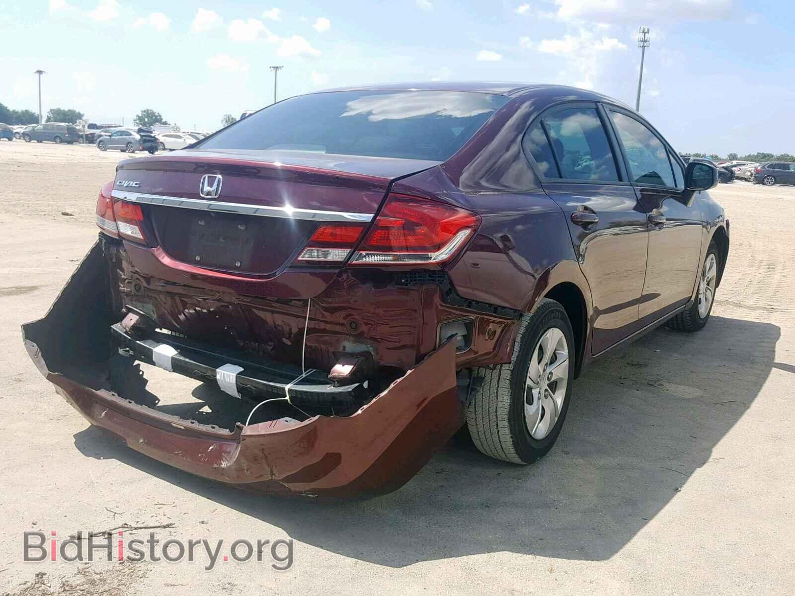 2013 HONDA CIVIC LX - VIN: 19XFB2F59DE044174 - Фото 4