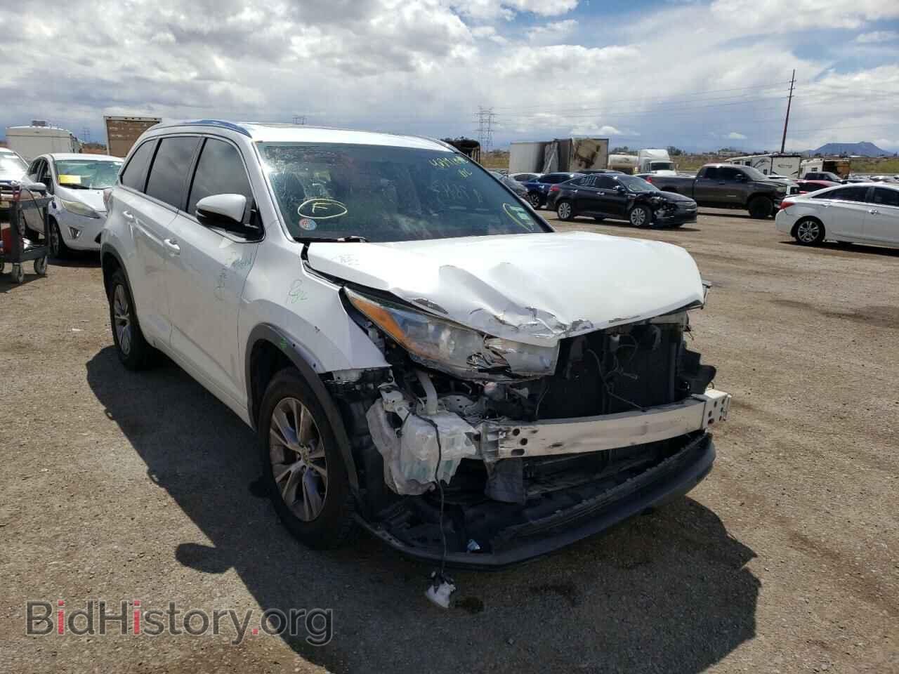 Photo 5TDKKRFH9FS092333 - TOYOTA HIGHLANDER 2015