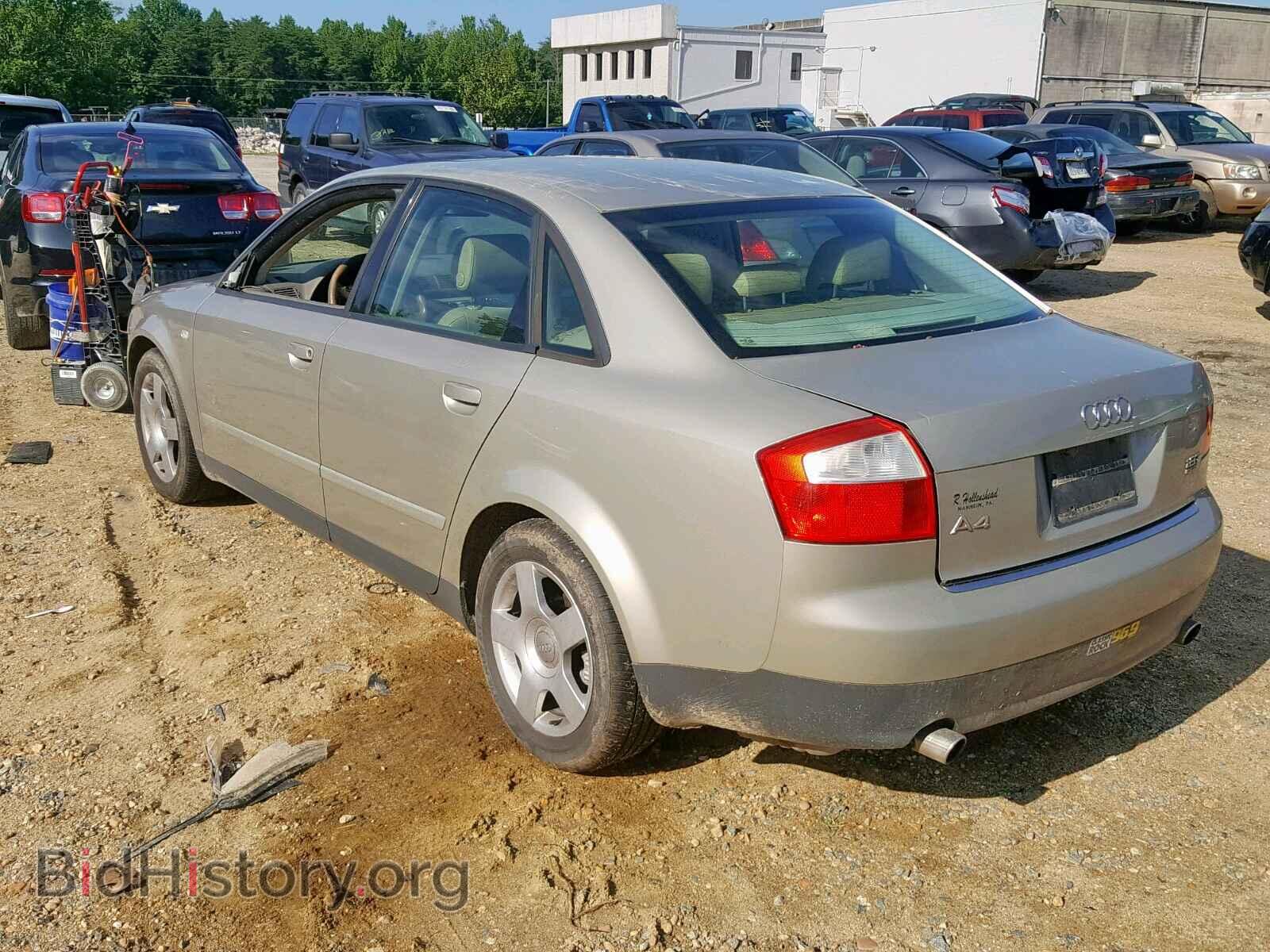 2002 AUDI A4 - VIN: WAULC68E42A298800 - Фото 3