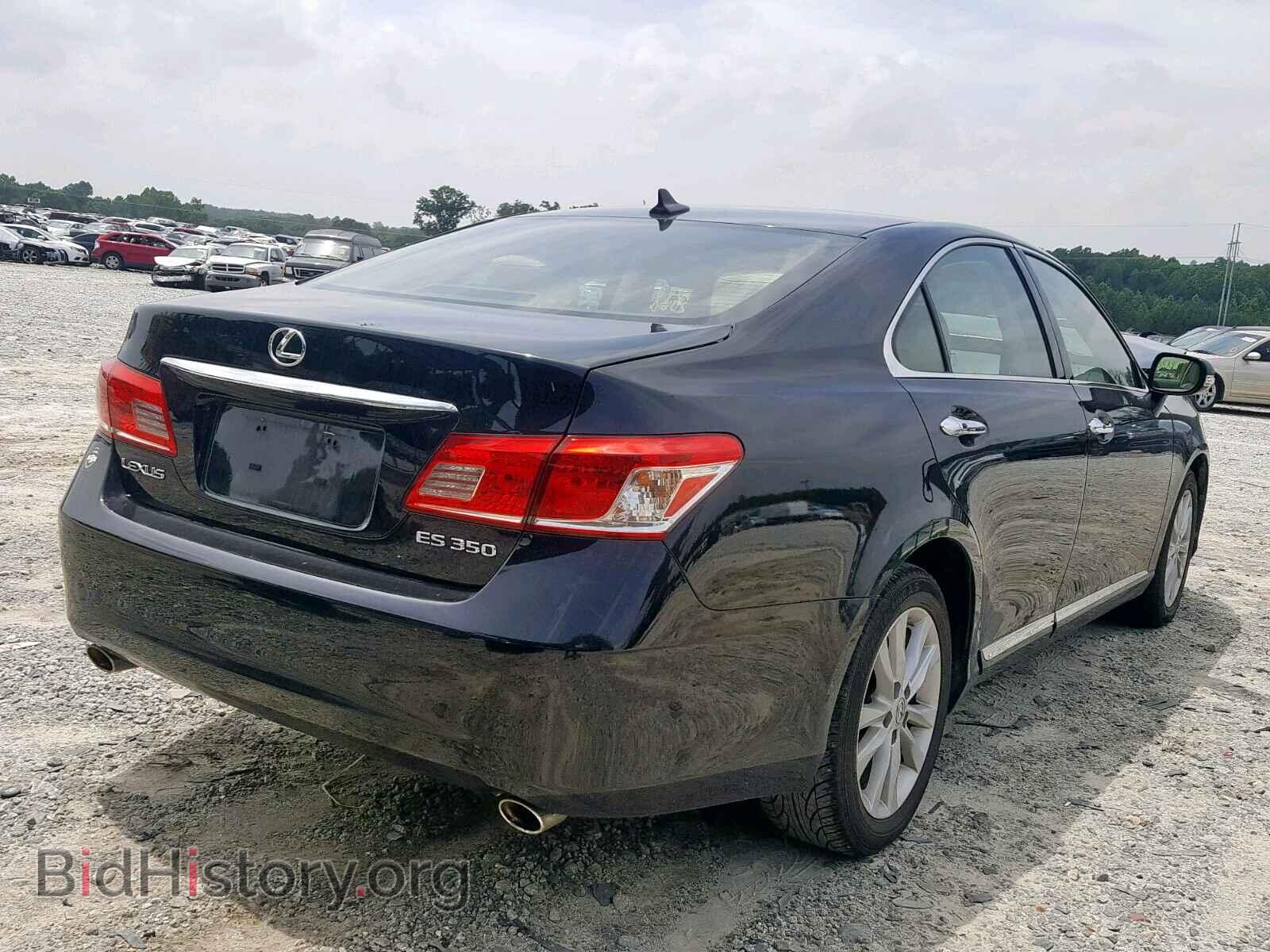 2010 LEXUS ES350 - VIN: JTHBK1EG2A2352323 - Фото 4