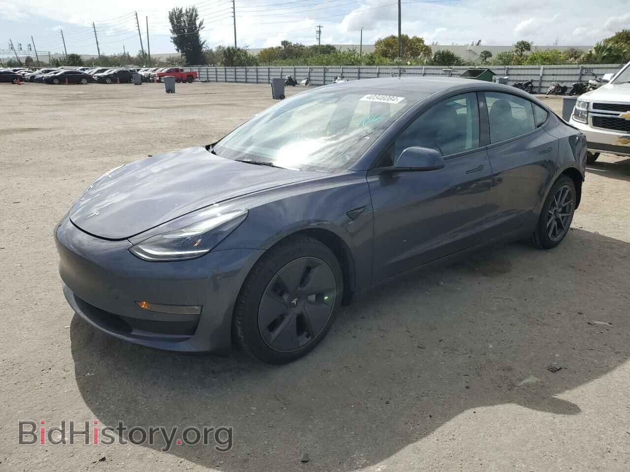 Photo 5YJ3E1EB3NF122987 - TESLA MODEL 3 2022