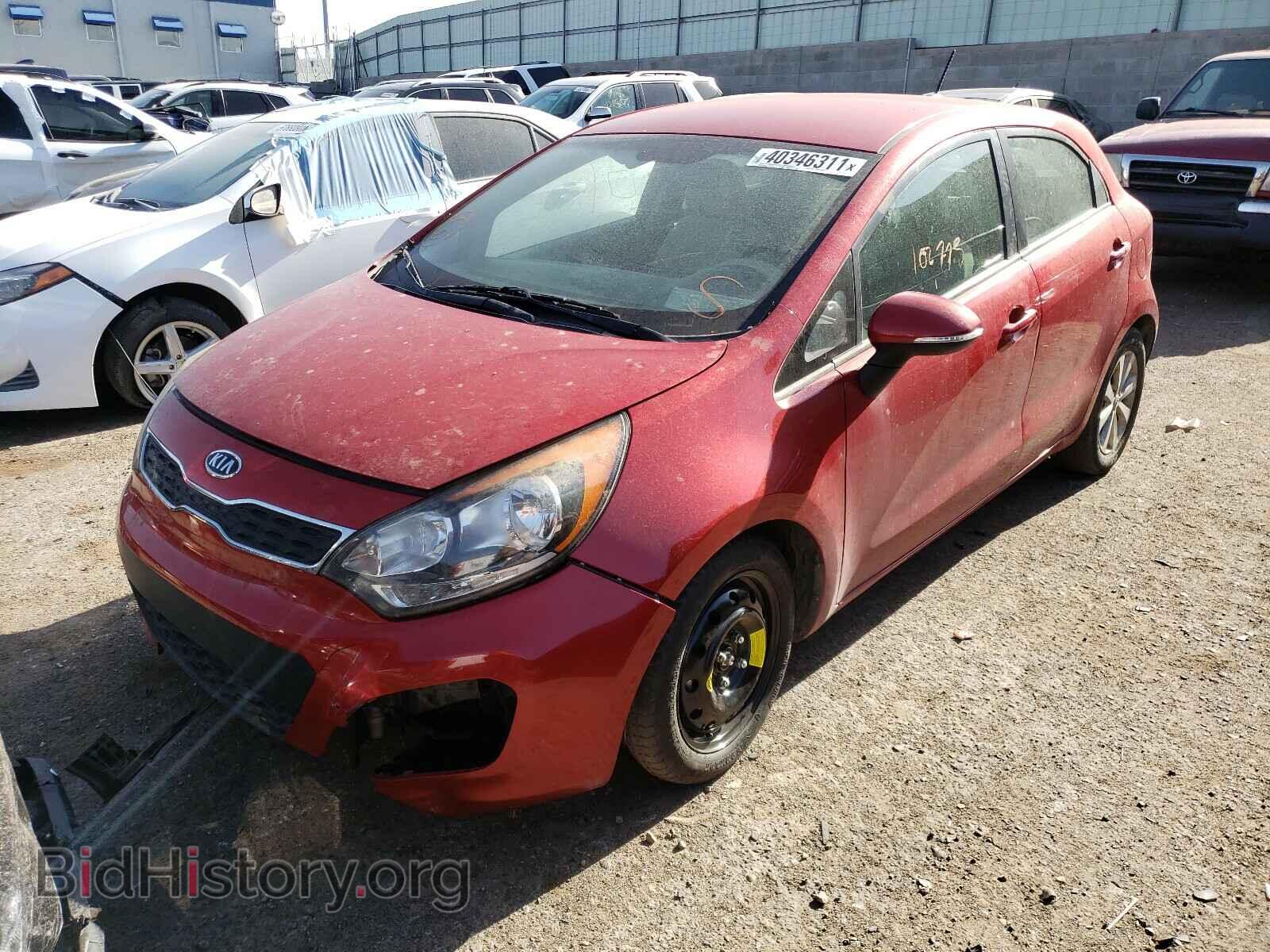 2012 KIA RIO - VIN: KNADN5A3XC6090801 - Фото 2