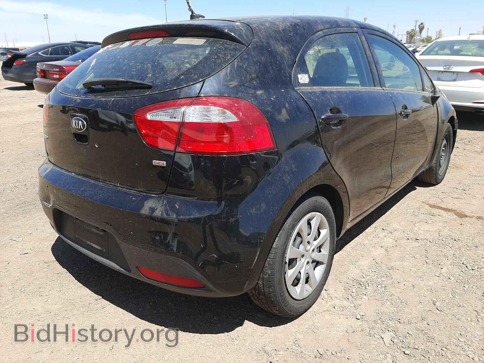 2013 KIA RIO - VIN: KNADM5A37D6138694 - Фото 4