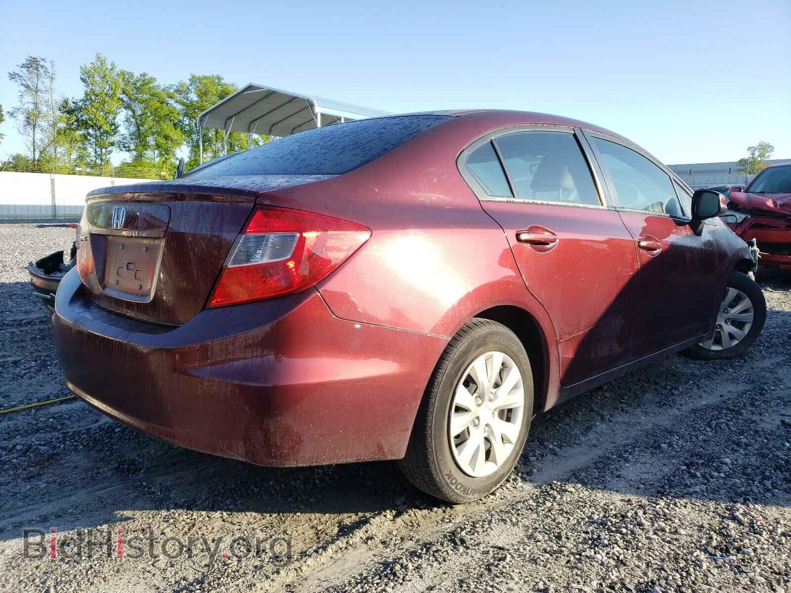 2012 HONDA CIVIC - VIN: 19XFB2F53CE078965 - Фото 3
