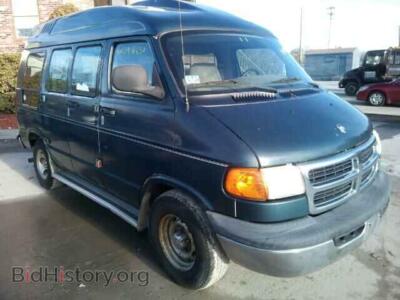 2002 Dodge RAM VAN RAM Van B1, зеленый — VIN 2B6HB11X82K132847, Copart