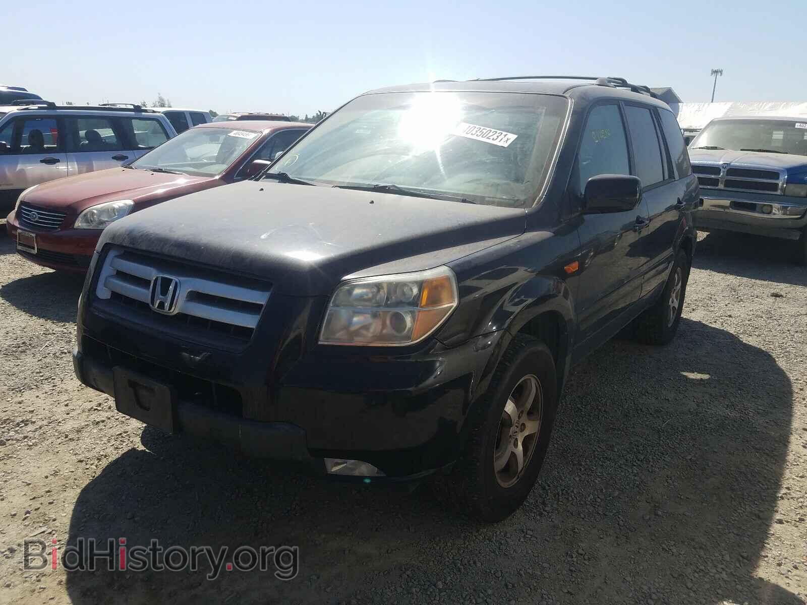 2006 HONDA PILOT - VIN: 2HKYF18716H539280 - Фото 2