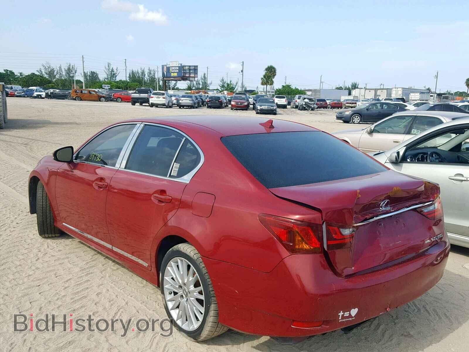 2013 LEXUS GS350 - VIN: JTHCE1BL7D5004940 - Фото 3