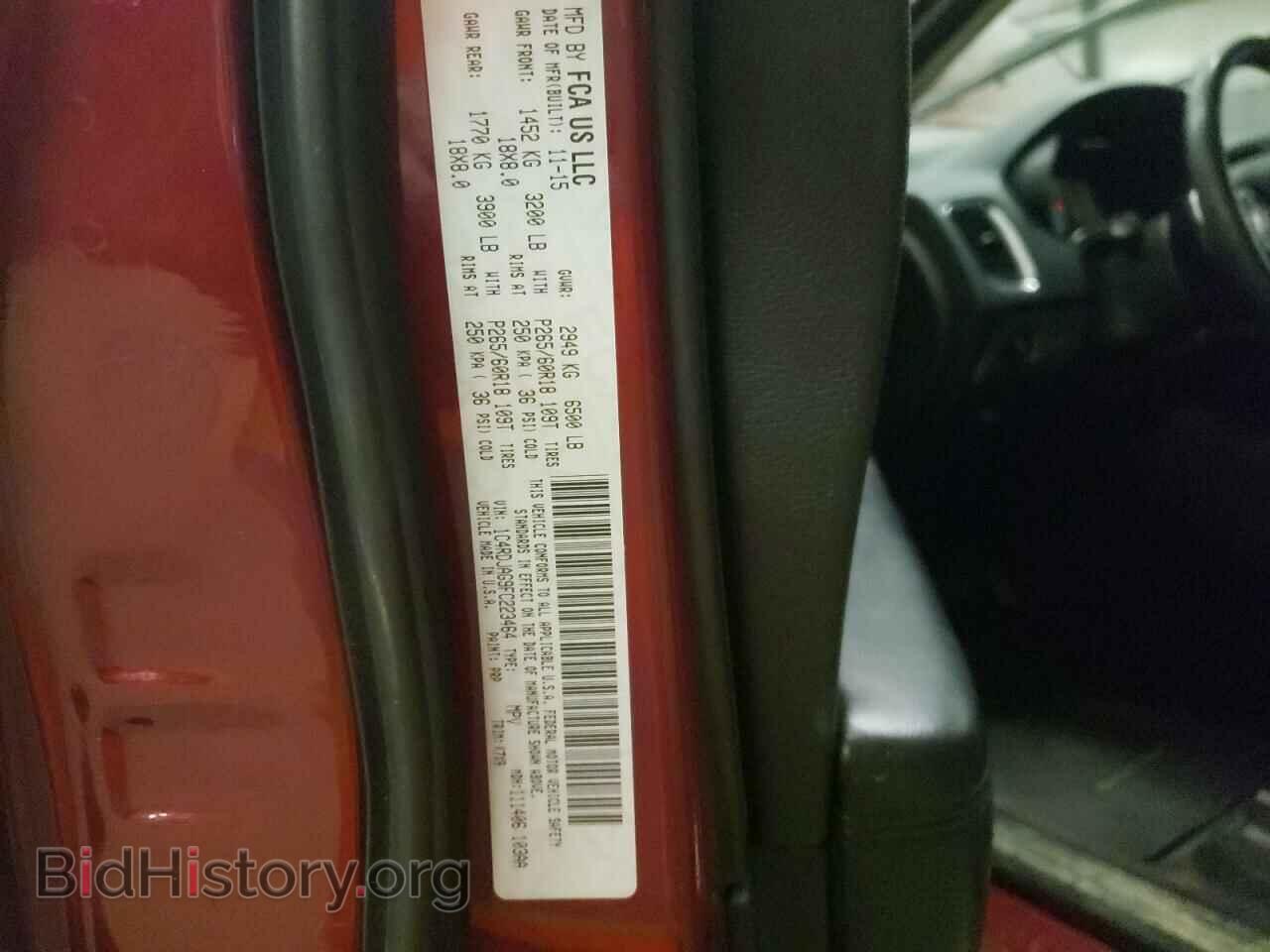 2015 DODGE DURANGO - VIN: 1C4RDJAG9FC223464 - Photo 10
