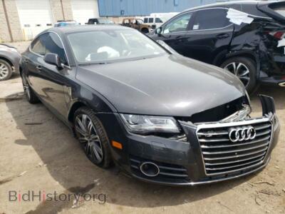 2012 Audi A7 A7 Premium, black — VIN WAUYGAFC8CN069383, Copart
