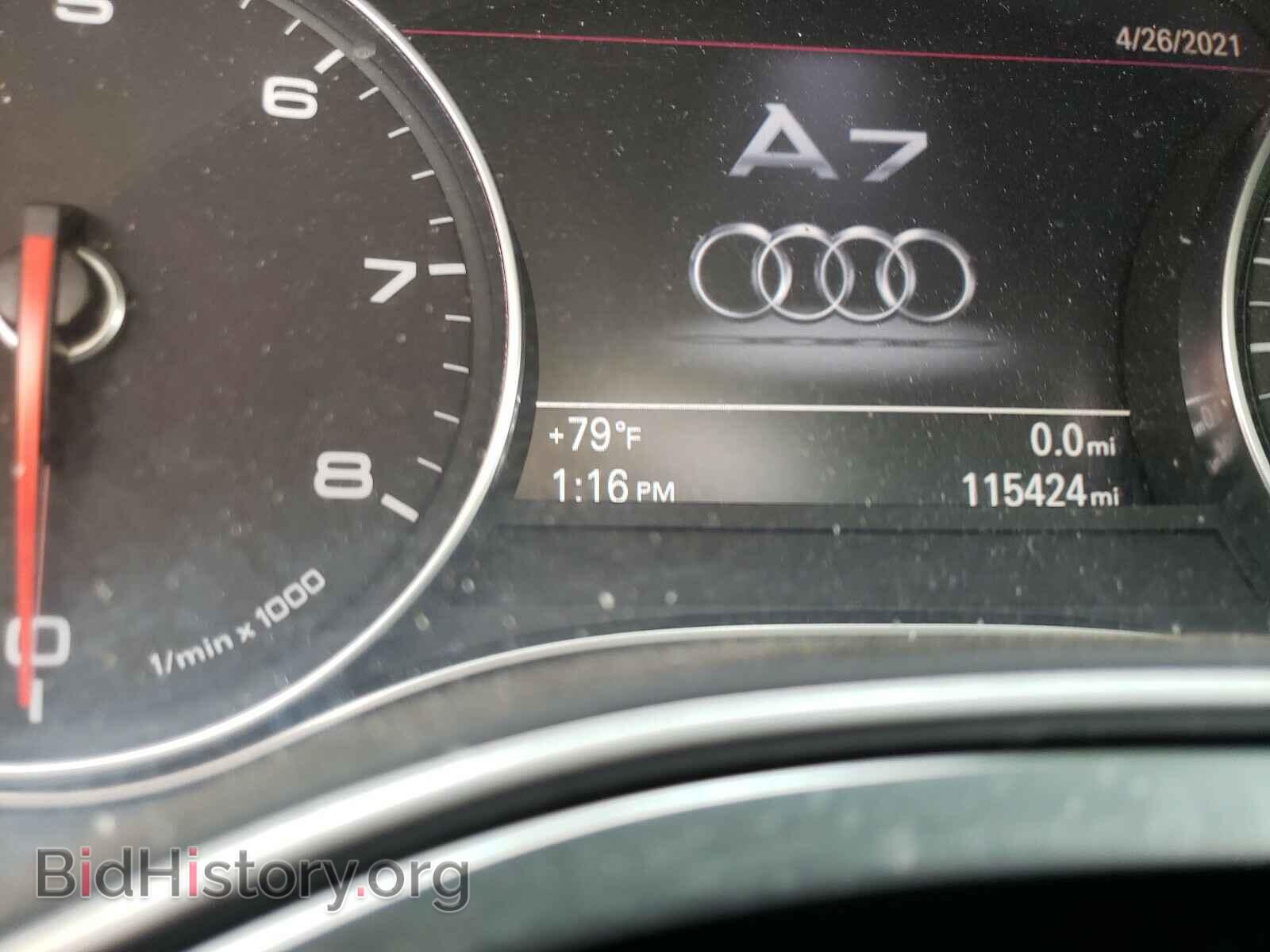 2012 AUDI A7 - VIN: WAUYGAFC8CN069383 - Фото 8