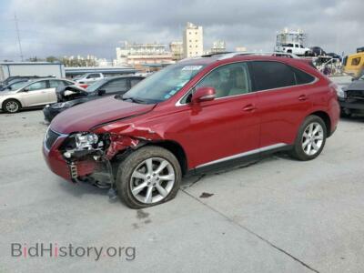 2012 Lexus RX350 RX 350, красный — VIN 2T2ZK1BA9CC068302, Copart
