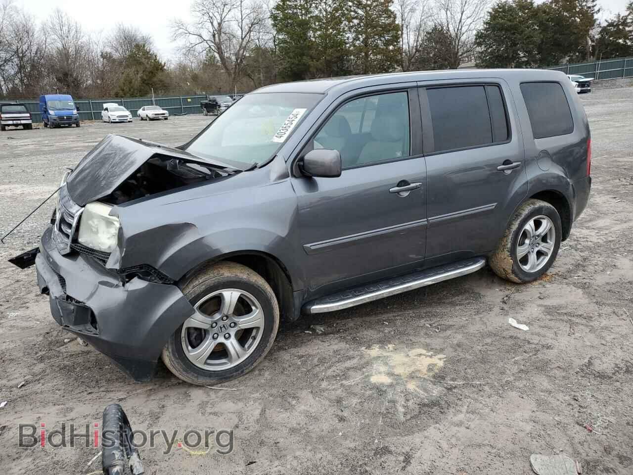 Photo 5FNYF3H45CB025007 - HONDA PILOT 2012