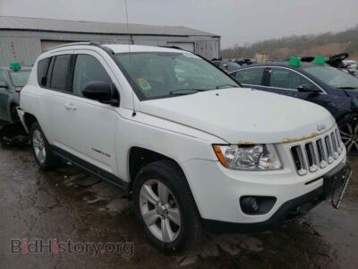 2012 Jeep COMPASS Compass LA, white — VIN 1C4NJDEB5CD633093, Copart