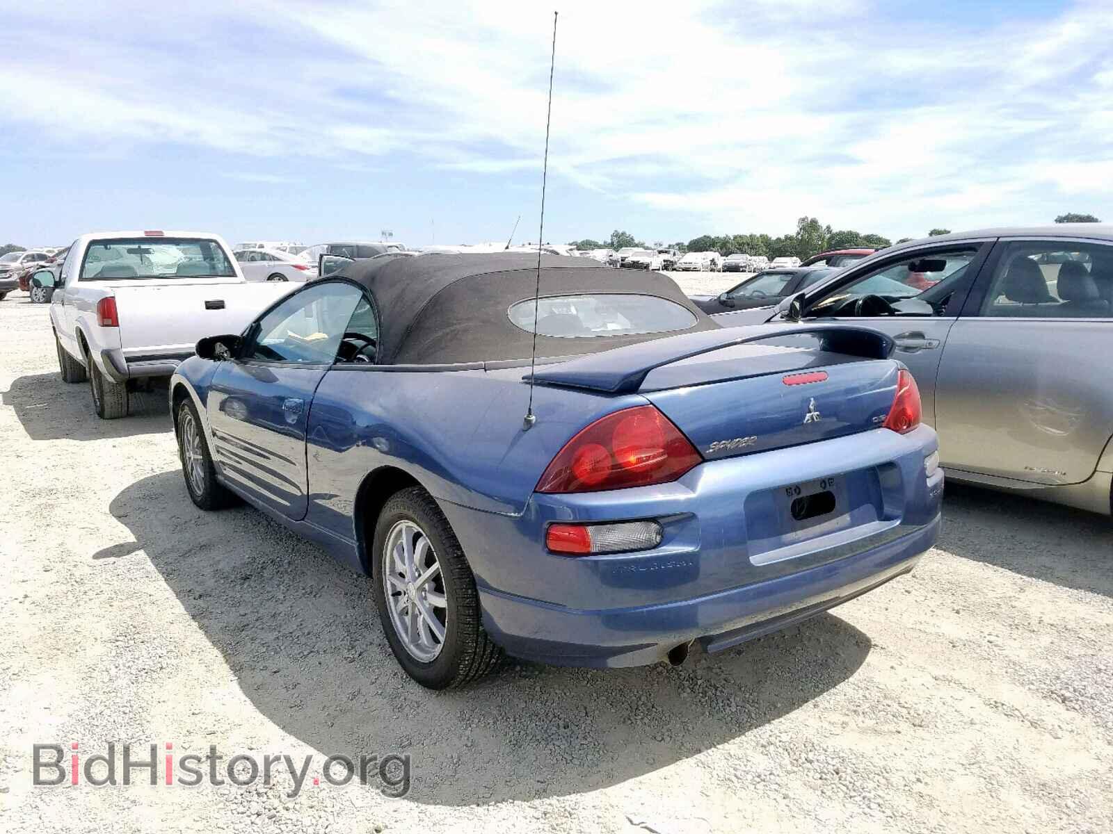 2002 MITSUBISHI ECLIPSE - VIN: 4A3AE45GX2E029902 - Фото 3