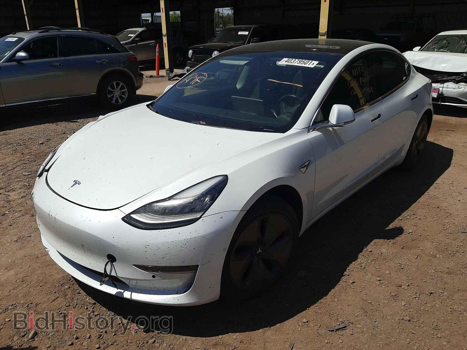 2019 TESLA MODEL 3 - VIN: 5YJ3E1EA1KF401695 - Фото 2
