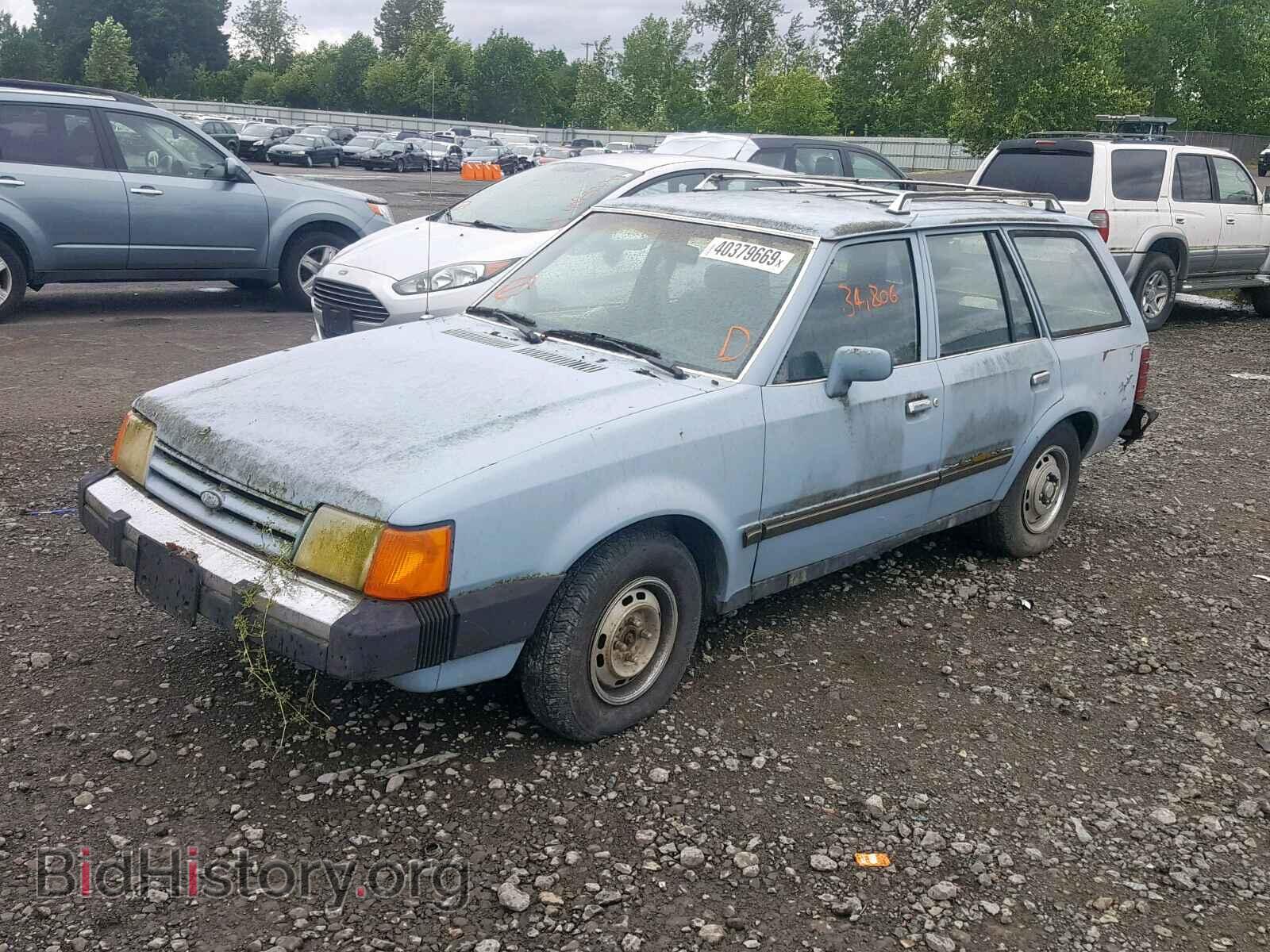 1987 FORD ESCORT - VIN: 1FAPP2894HW339934 - Фото 2