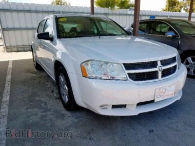 2010 Dodge AVENGER Avenger SX, white — VIN 1B3CC4FB3AN186126, Copart