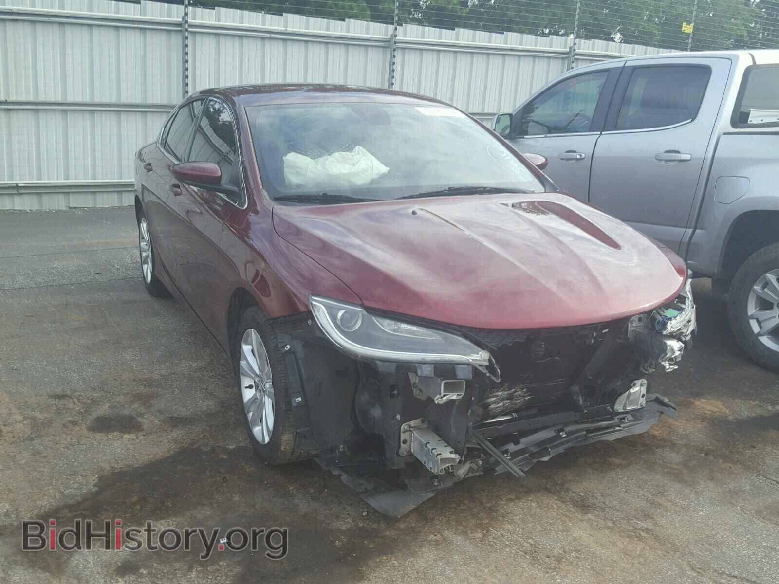 Фотография 1C3CCCAB7FN752672 - CHRYSLER 200 2015