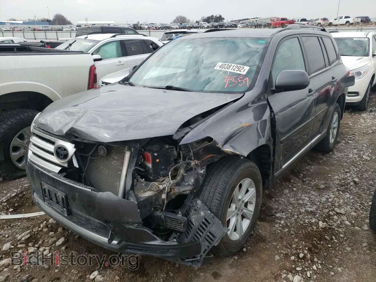 2013 TOYOTA HIGHLANDER - VIN: 5TDBK3EH8DS249359 - Фото 2