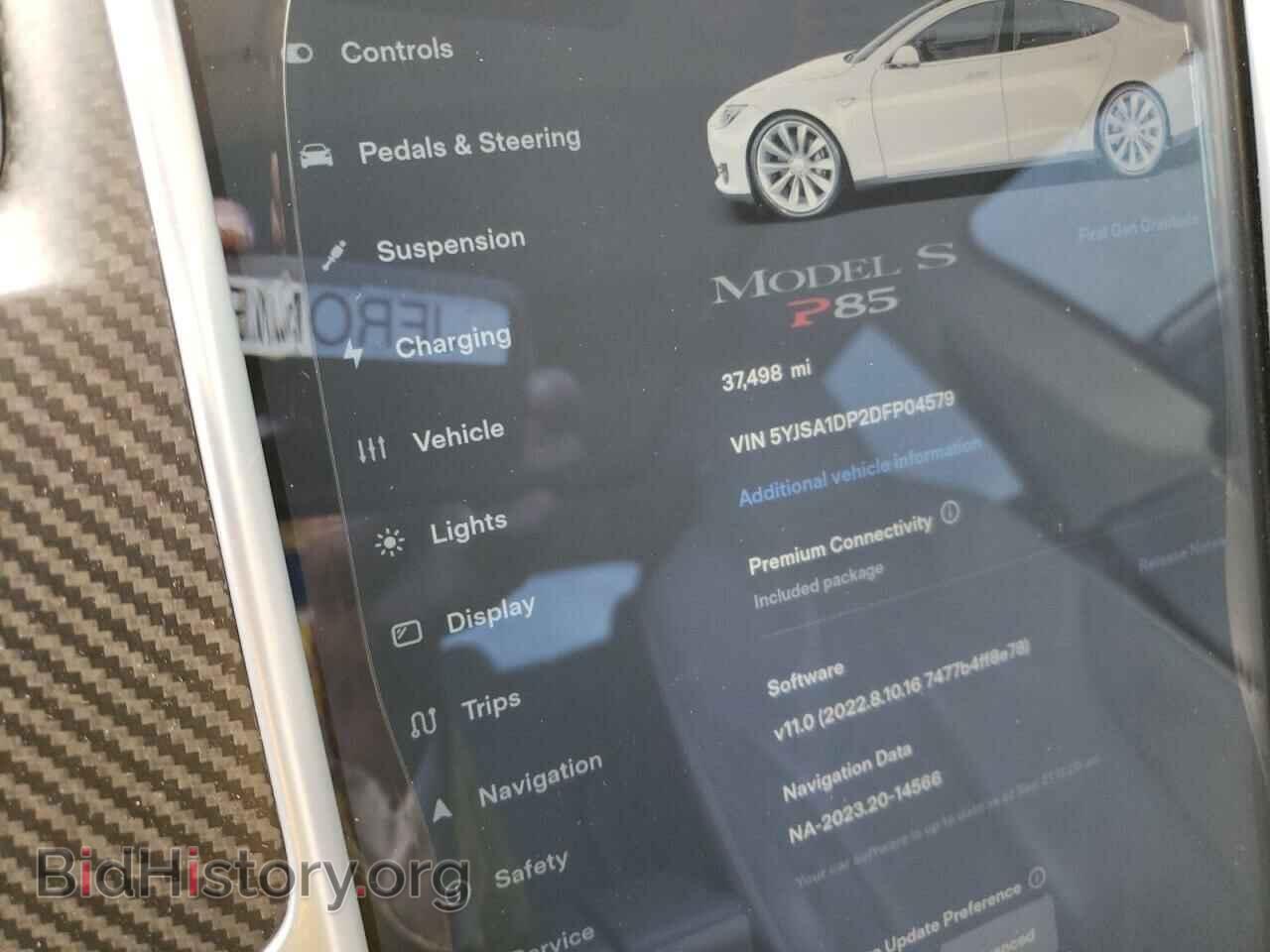 2013 TESLA MODEL S - VIN: 5YJSA1DP2DFP04579 - Фото 9