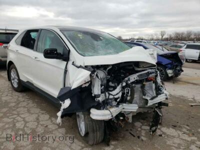 2021 Ford EDGE Edge SEL, белый — VIN 2FMPK4J90MBA44982, Copart