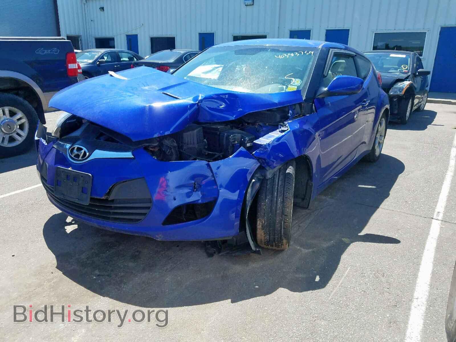 2012 HYUNDAI VELOSTER - VIN: KMHTC6AD1CU044882 - Фото 2