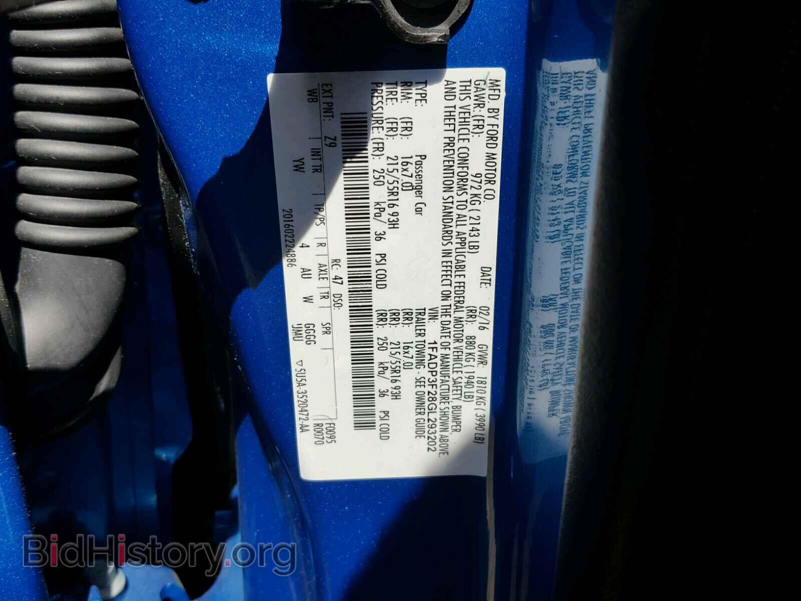 2016 FORD FOCUS - VIN: 1FADP3F28GL293202 - Photo 10