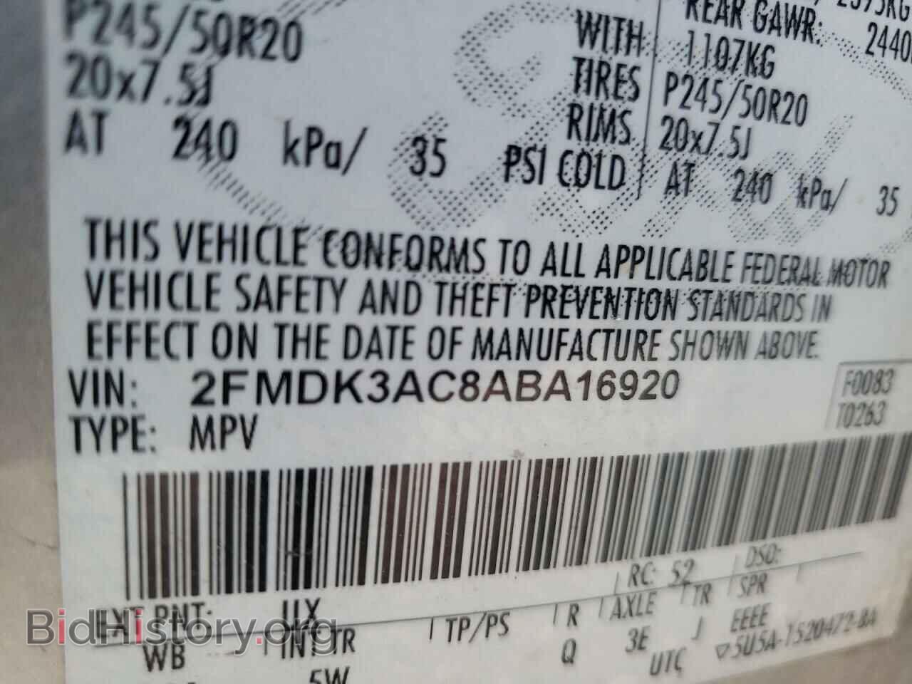 2010 FORD EDGE - VIN: 2FMDK3AC8ABA16920 - Фото 10