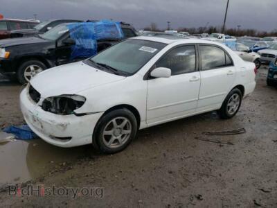 2008 Toyota COROLLA Corolla CE, white — VIN 2T1BR32E88C919528, Copart