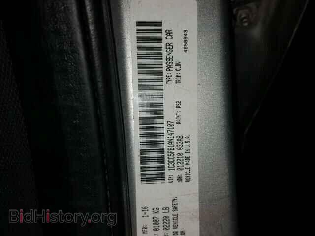 2010 CHRYSLER SEBRING - VIN: 1C3CC5FB1AN147107 - Фото 10